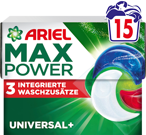Universalwaschmittel Pods Max Power 3 Integrierte Waschzusätze ARIEL