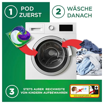 Colorwaschmittel Pods Max Power 3 Integrierte Waschzusätze ARIEL