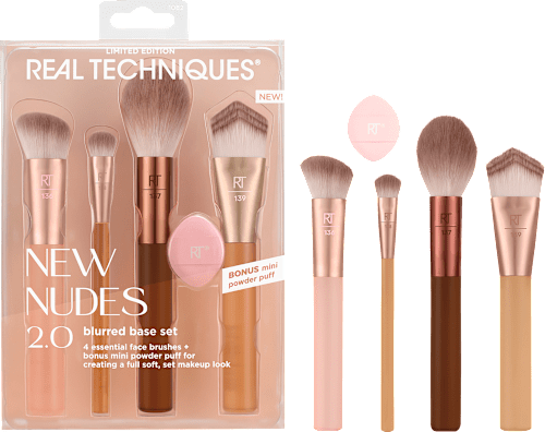 Make-up Pinsel Set blurred base New Nudes 2.0 REAL TECHNIQUES
