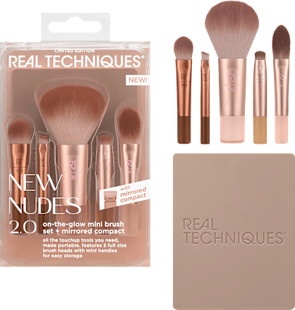Pinselset mini On The Glow New Nudes 2.0 REAL TECHNIQUES
