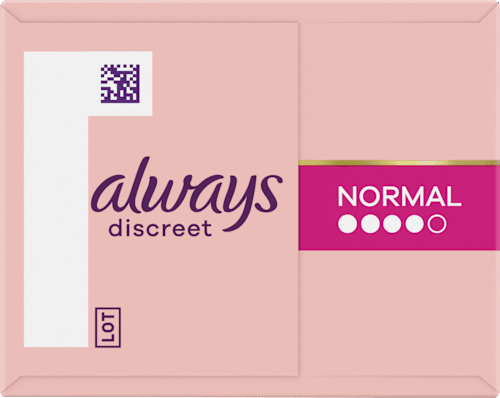 discreet Slipeinlagen Inkontinenz Sensitive Normal always