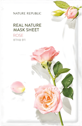 Mască de față cu extract de trandafir NATURE REPUBLIC