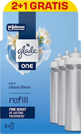 ONE náhradní náplň do osvěžovače Pure Clean Linen 3x10 ml glade