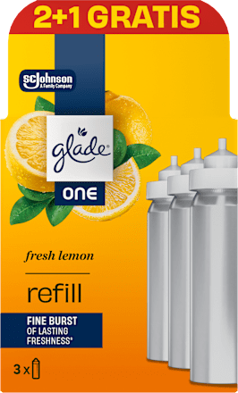 ONE náhradní náplň do osvěžovače Fresh Lemon 3x10 ml glade