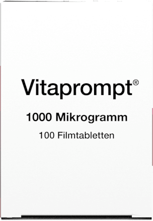 Vitaprompt, Cyanocobalamin (Vitamin B12), 1000 Mikrogramm Filmtabletten Vitaprompt