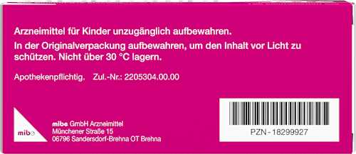 Vitaprompt, Cyanocobalamin (Vitamin B12), 1000 Mikrogramm Filmtabletten Vitaprompt