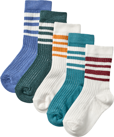 Tennissocken, weiß + blau, Gr. 23/26 PUSBLU