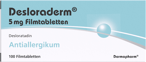 Desloraderm 5 mg Filmtabletten, Desloratadin Antiallergikum Desloraderm