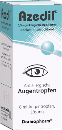 Azedil 0,5 mg/ml Augentropfen Lösung, Azelastinhydrochlorid Azedil