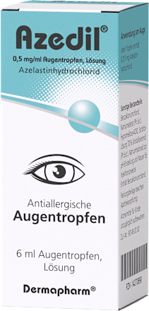 Azedil 0,5 mg/ml Augentropfen Lösung, Azelastinhydrochlorid Azedil