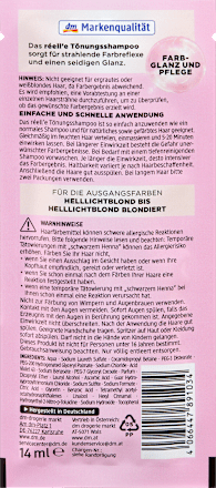 Tönungsshampoo Silbergrau 10.11 réell‘e