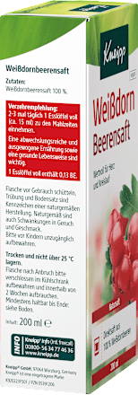 Weißdorn Beerensaft Kneipp
