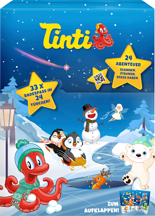 Adventskalender Kinder Badeüberraschungen 2026 Tinti