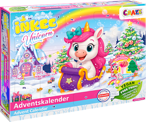 Adventskalender 2026 Kinder Badezusätze Unicorn CRAZE