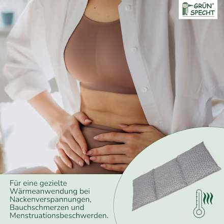 Kirschkern-Wärme-Auflage Grünspecht