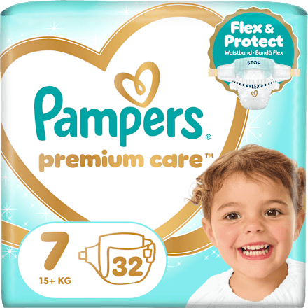 Plenice velikost 7 (15+ kg) Pampers Premium Care