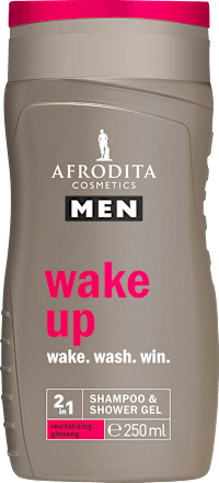 Šampon in gel za prhanje MEN Wake Up 2v1 AFRODITA