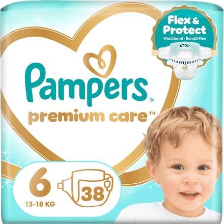 Plenice velikost 6 (13-18 kg) Pampers Premium Care