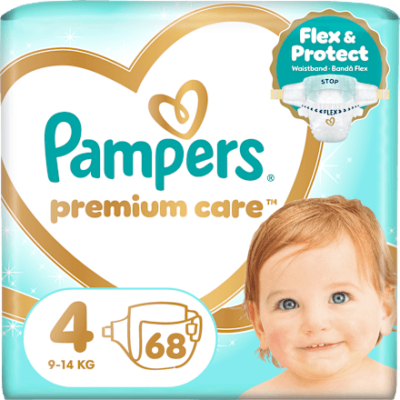 Plenice velikost 4 (9-14 kg) Pampers Premium Care