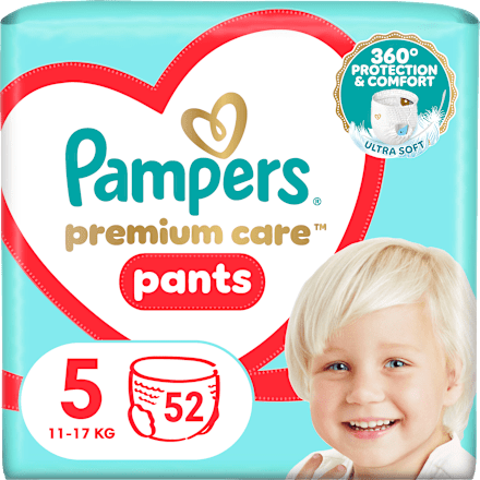 Hlačne plenice velikost 5 (11-17 kg) Pampers Premium Care
