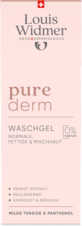 Louis Widmer purederm Waschgel parfümfrei Louis Widmer purederm