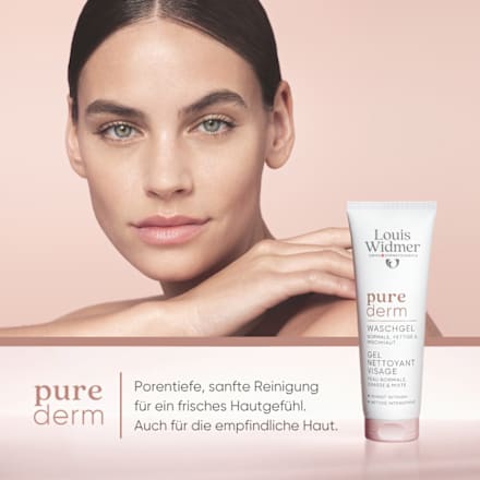 Louis Widmer purederm Waschgel parfümfrei Louis Widmer purederm