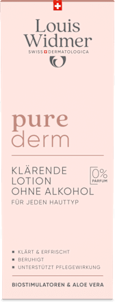 Louis Widmer purederm Klärende Lotion parfümfrei Louis Widmer purederm