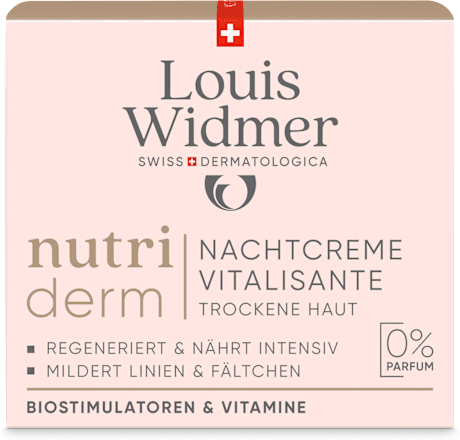 Louis Widmer nutriderm Nachtcreme Vitalisante parfümfrei TH Louis Widmer nutriderm