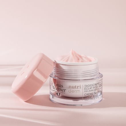 Louis Widmer nutriderm Tagescreme Èclat Rosé parfümfrei LSF50 Louis Widmer nutriderm