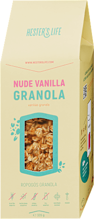 Vaníliás granola, gluténmentes Hester’s Life