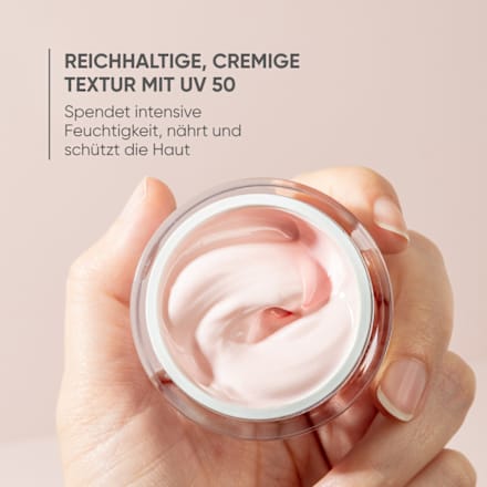 Louis Widmer nutriderm Tagescreme Èclat Rosé parfümfrei LSF50 Louis Widmer nutriderm