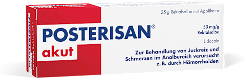 POSTERISAN akut 50mg/g Rektalsalbe POSTERISAN