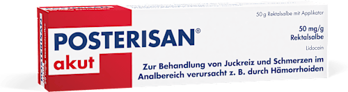 POSTERISAN akut 50mg/g Rektalsalbe POSTERISAN