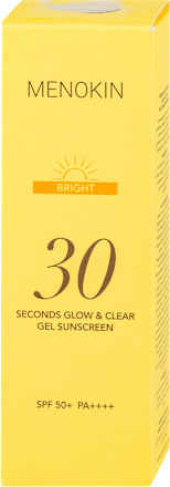 30 SECOND GLOW & CLEAR GEL krema za zaštitu od sunca BRIGHT, SPF50+ MENOKIN