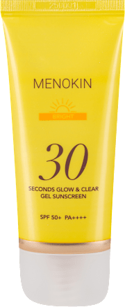 30 SECOND GLOW & CLEAR GEL krema za zaštitu od sunca BRIGHT, SPF50+ MENOKIN