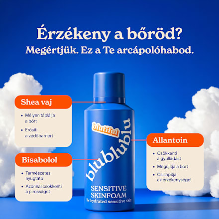 Hidratáló hab Sensitive blublublu
