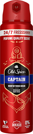 Deodorante spray CAPTAIN uomo Old Spice