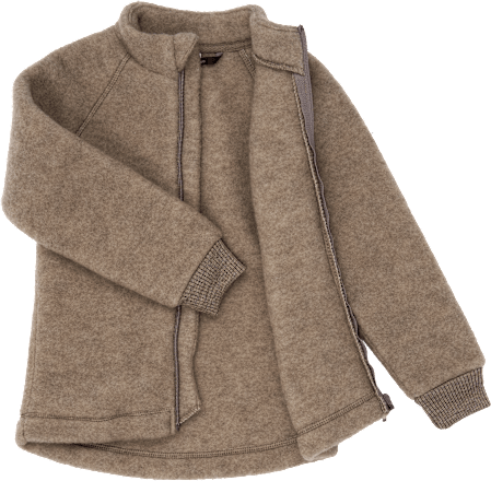 Wolljacke, braun, Gr. 134/140 Mikk-Line