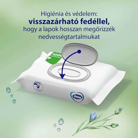 Nedves toalettpapír, Moisturising ZEWA