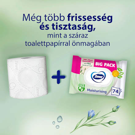 Nedves toalettpapír, Moisturising ZEWA