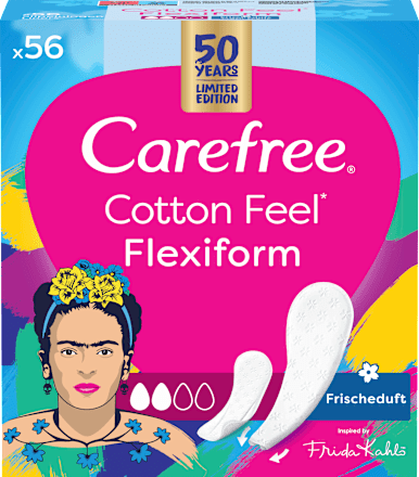 Slipeinlagen Cotton Feel Flexiform mit Frischeduft Carefree