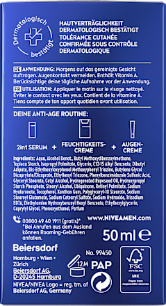 Feuchtigskeitscreme Anti Age Hyaluron NIVEA MEN