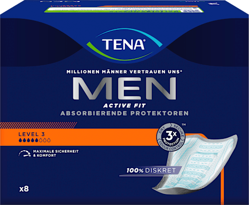 Discreet Einlagen Inkontinenz Men Active Fit Level 23 TENA