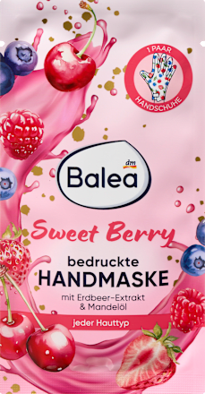 maska na ruce Sweet Berry, 1 pár Balea