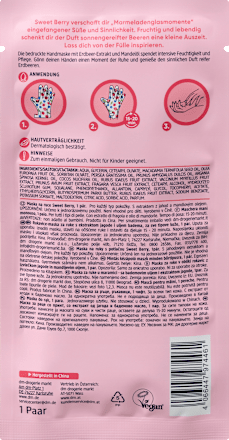 maska na ruce Sweet Berry, 1 pár Balea