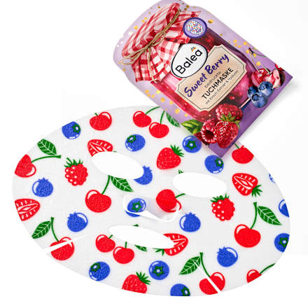 textilní pleťová maska Sweet Berry Balea