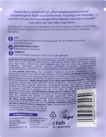 oční polštářky Sweet Berry Balea