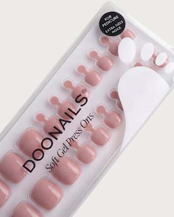 Künstliche Nägel, Soft Gel Press Ons Pediküre Valentine Crush Doonails