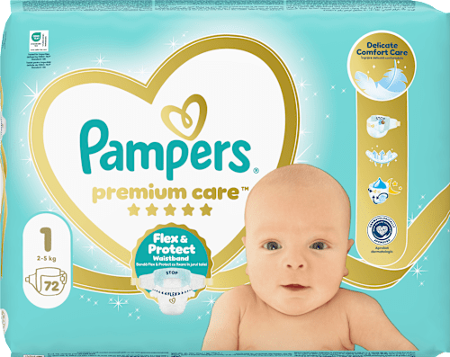Plenice velikost 1 (2-5 kg) Pampers Premium Care