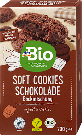 Backmischung, Soft Cookies Schokolade dmBio
